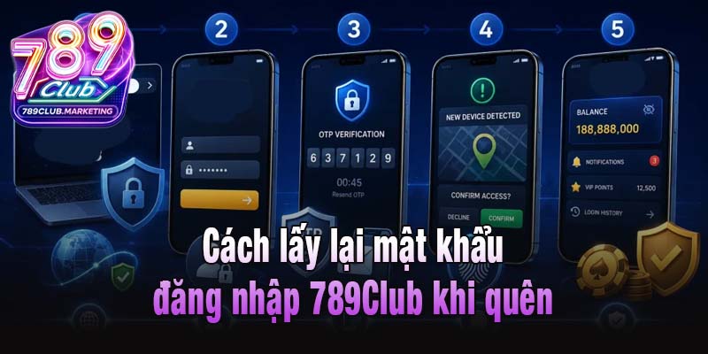 Đăng Nhập 789Club - Hướng Dẫn Nhanh Chóng, Tránh Gặp Lỗi 2 Cách lấy lại mật khẩu đăng nhập 789Club khi quên